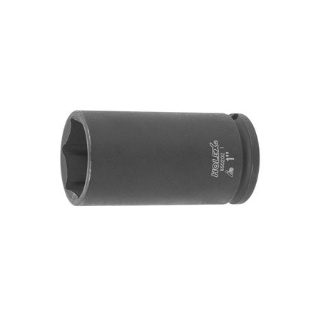 Holex Impact Socket, 3/8 inch Drive, 6 pt, Deep, 1 inch 650202 1